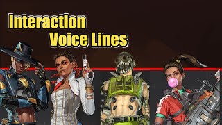 All Rampart  The Rest Interaction Voice Lines  S18 Apex Legends [upl. by Rinee829]