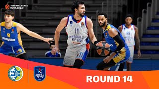 Maccabi Efes  Round 14 Highlights  202324 Turkish Airlines EuroLeague [upl. by Kessel366]