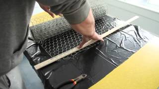 How to Add Chicken Wire to Frames  DIY Accessory Holder [upl. by Schaeffer]