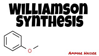 Williamson Synthesis  Williamson Ether Synthesis  Preparation of Anisole  Organic Chemistry [upl. by Neelyad]