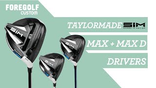 TaylorMade SIM Custom Fitters Review SIM vs Max vs MaxD Player Profile [upl. by Aneen419]