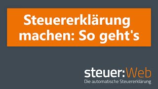 WISO steuerWeb 👉 die automatische Steuererklärung Holt dir dein Geld zurück [upl. by Amari680]