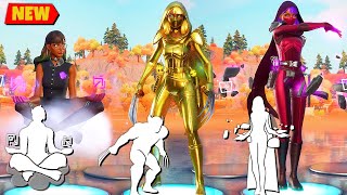 Isabelle Skin Fortnite D3NNI Skin doing All BuiltIn Dances and Emotes [upl. by Slein]