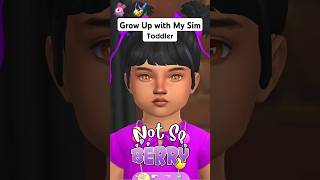 💜Grow Up with My Sim💜Not So Berry Plum thesims4 createasim eapartner ts4 [upl. by Juta445]