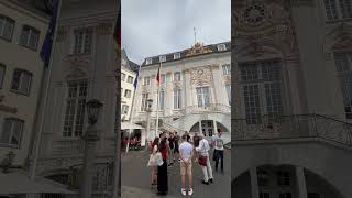 Germany The Altes Rathaus old town hall in central market square built in 1737 Bonn City❤️❤️❤️ [upl. by Aileon485]