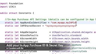 Integrate InApp Purchases in WebView apps on iOS Xcode Tutorial [upl. by Eelymmij]