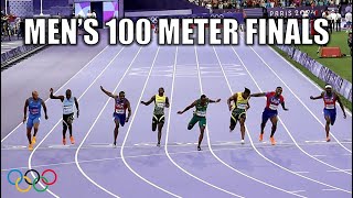 Mens 100 Meter Finals Were HISTORIC  Noah Lyles VS Kishane Thompson  Paris Olympics 2024 [upl. by Garrett]