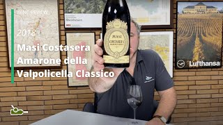 Wine Review Masi Costasera Amarone della Valpolicella Classico 2018 [upl. by Essilem]