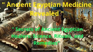 quotAncient Egyptian Medicine Pioneers of Healing and Anatomyquot [upl. by Barbie]