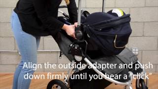 HowTo Install and Remove Nuna Car Seat on Bumbleride Indie Twin Stroller [upl. by Nonaihr458]