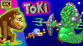 Toki Gameplay  1cc  RETRO ARCADE 4k 60fps [upl. by Estren310]