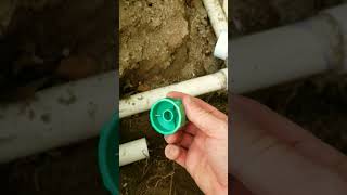 How to easily and quickly fix a broken pvc sprinkler pipe 90 degree elbow with no glue sprinklers [upl. by Hasan]