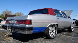 LSX Buick Park Avenue on 26quots StreetKingsMagazine OrlandoClassic2k18 [upl. by Crifasi802]