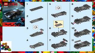 LEGO instructions  Super Heroes  30455  Batmobile [upl. by Ariait140]