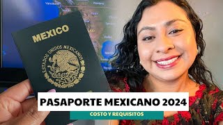 Pasaporte mexicano 2024 cómo sacar la cita y requisitos de primera vez [upl. by Morganne]