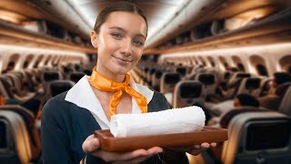 ASMR  Air Hostess Takes Care Of You [upl. by Farnham154]