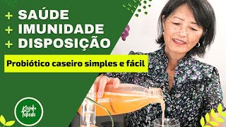 Probióticos para INICIANTES  Receita caseira SIMPLES e FÁCIL  Rejuvelac [upl. by Bolling]