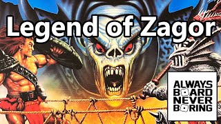 Legend of Zagor  The Fighting Fantasy Board Game by Ian Livingstone That Really Talks  Review [upl. by Antonin]