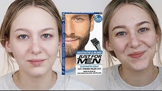 DIY BROW TINT using MENS BEARD DYE [upl. by Zulema824]