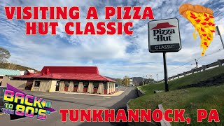 Visiting a Pizza Hut Classic 80s Throwback  Tunkhannock PA [upl. by Julis]