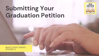 Rio Hondo College Graduation Petition Video Tutorial [upl. by Ezitram]