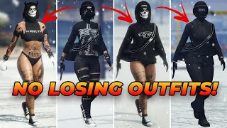 EASY GTA 5 Female Outfits for TRYHARD Players 🔥 [upl. by Elocyn]