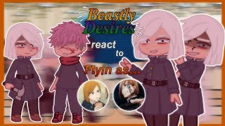 「💫」Beastly Desires react to Fyn as Nobara •🇧🇷🇺🇸🇪🇸🇷🇺• ⧼Otome Game⧽ [upl. by Nollat]