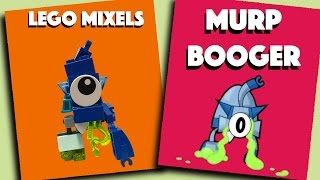 LEGO Mixels  Murp Booger  Stop Motion Build  Bricks and Clay Play [upl. by Nwahshar]