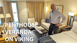 Viking Cruises Balcony Cabin Tour on Viking Yi Dun in China [upl. by Ltney362]