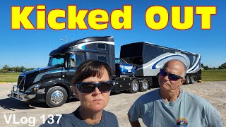 WE WERE DENIED BY SECURITY Told to leave the RV area HDT RV Life Fulltime Lifestyle RV Couple [upl. by Nivrag]