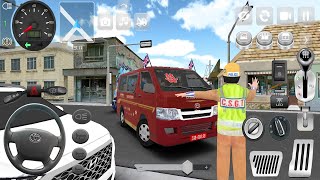 Traffic Police Caught Red light Crossing Microbus  Minibus Simulator Vietnam 2  Android Gameplay [upl. by Jake]