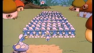 Papa Smurf And The Smurfs  The Smurfs Theme Music Video [upl. by Eciruam]