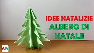 Come fare un albero di Natale di carta  Idee Natalizie fai da te [upl. by Dougherty]