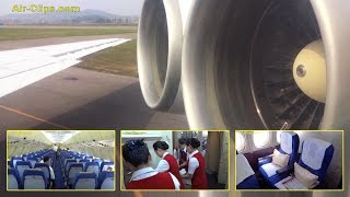 Air Koryo Ilyushin Il62M FULL FLIGHT HD with all cabin and galley views By AirClips [upl. by Adnohsak]