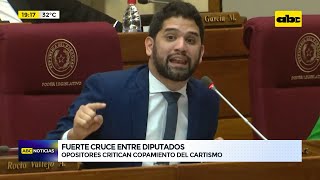 Fuerte cruce entre Diputados opositores critican copamiento del cartismo [upl. by Ynaiffit713]