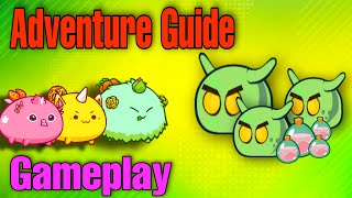 Axie Infinity Adventure Guide  Gameplay  How to Farm Daily SLP Tagalog [upl. by Telfer572]