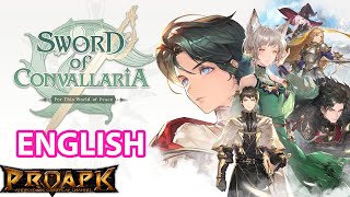 Sword of Convallaria Gameplay Android  iOS  PC English [upl. by Anilef]