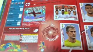 Colección completa de cromos Mundial Brasil 2014 Panini FIFA World Cup stickers complete [upl. by Aicrag]