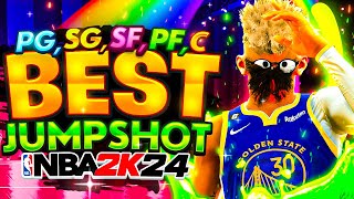 BEST JUMPSHOTS FOR EVERY BUILD in NBA 2K24  BEST SHOOTING SECRETS amp SETTINGS FOR GREENLIGHTS 2K24 [upl. by Lalittah]