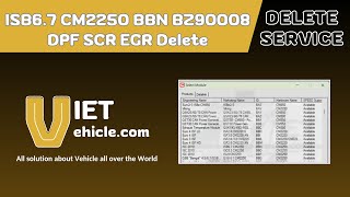 ISB67 CM2250 BBN BZ90008 DPF SCR EGR Delete  VIETVehicle [upl. by Ayom863]