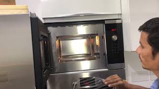 Bosch Builtin Microwave oven Demo [upl. by Aivartal575]