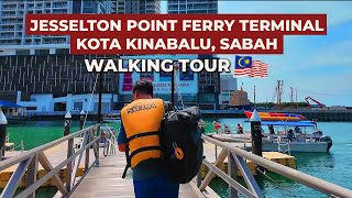 MALAYSIA Sabah Kota Kinabalu Jesselton Point Ferry Terminal Tour 2024  Nature Ambience Sounds HDR [upl. by Athiste]