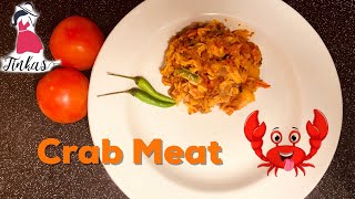 Crab Meat Recipe  Crab soft meat  Kekda masala  Kekda mangsho kosha [upl. by Emeline670]