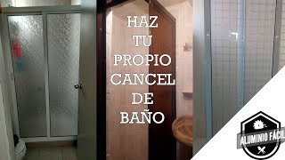 Cómo hacer un cancel de baño facilísimo [upl. by Dich]