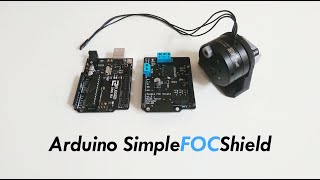 Arduino Simple Field Oriented Control BLDC driver Shield  SimpleFOCShield [upl. by Haret173]