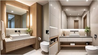 100 Small Bathroom Design Ideas 2024 Modern Bathroom Tiles Ideas  Bathroom Washbasin Cabinet Design [upl. by Weldon]