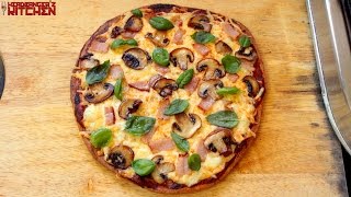 Keto Pizza Fathead Crust  Keto Recipes  Headbangers Kitchen [upl. by Orvan]