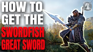 How to get the SWORDFISH GREAT SWORD Assassins Creed Valhalla [upl. by Adnarram]