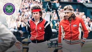 Bjorn Borg v John McEnroe Wimbledon Final 1980 Extended Highlights [upl. by Alehs315]