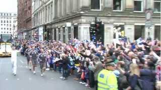 Olympic Torch Relay Day 21 Glasgow [upl. by Leinahtam662]